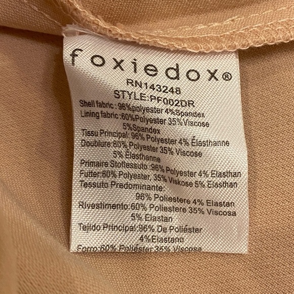 foxiedox Dress Womens Large Blue Bryonia Mini Floral Print Cap Sleeve Lace Party - Picture 10 of 16